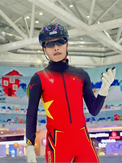 Lap represents Vietnam at Asian Winter Games’ short track speed skating